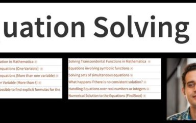 Webinar: Equation Solving in the Wolfram Language for Beginner